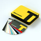 TeckWrap Color PPF Swatch 2025 with fanned paint protection film color sample cards