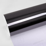 TeckWrap Twill Carbon RCF11 Vinyl Wrap roll with realistic carbon fiber texture for car wraps, interior trims, and DIY customization.