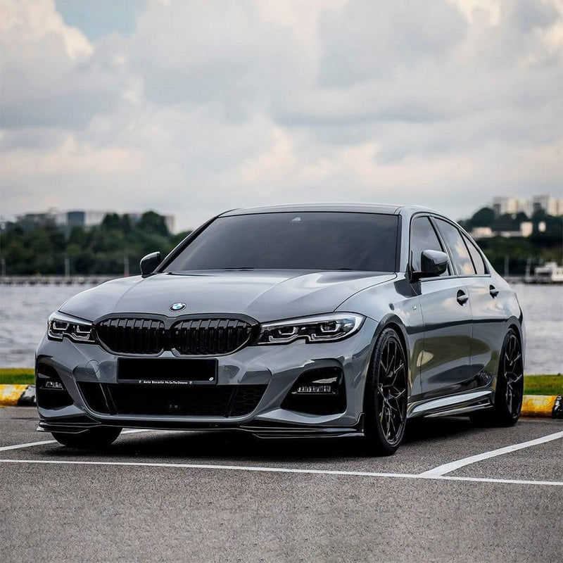 BMW fully wrapped in TeckWrap Gloss Battleship Grey (CG20-HD) vinyl,