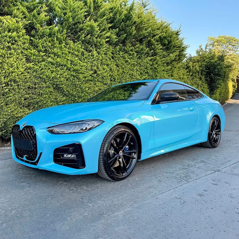 Teckwrap Gloss Caribbean Blue (RB09-HD) Vinyl Wrap