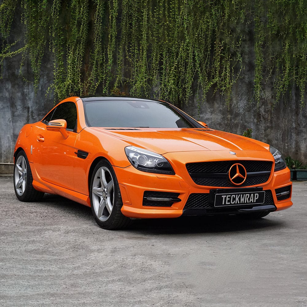 グロスメタリック Deep Orange カーラッピングフィルム – Teckwrap