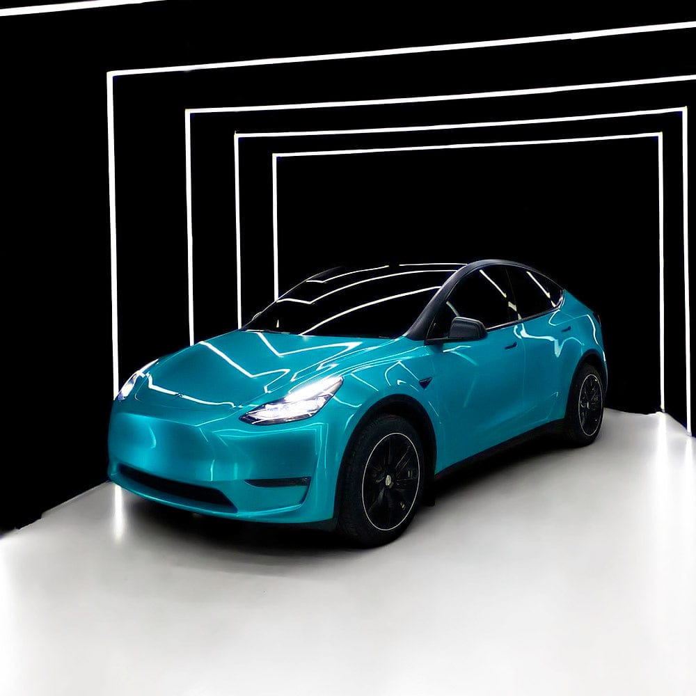Gloss Metallic Sea Turquoise Vinyl Wrap – Teckwrap International