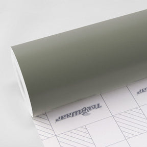 Roll of TeckWrap Matte Lizard Grey SCM23 Vinyl Wrap showcasing smooth matte texture and premium backing paper.
