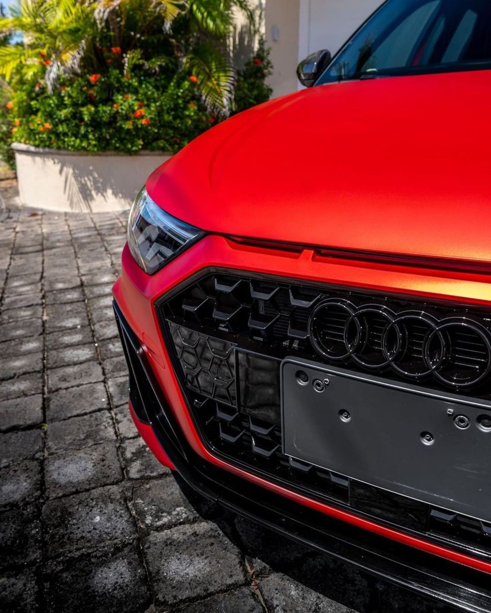 Satin Metallic Flame Red Vinyl Wrap – Teckwrap International