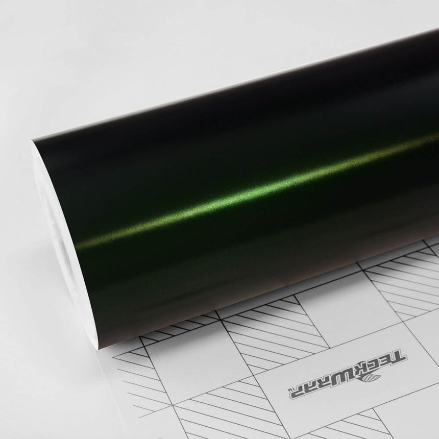 Green Black Silk (HM07) Vinyl Wrap - High Quality Car Wraps, vinyl wraps, supper matte & high-gloss colors - Teckwrap