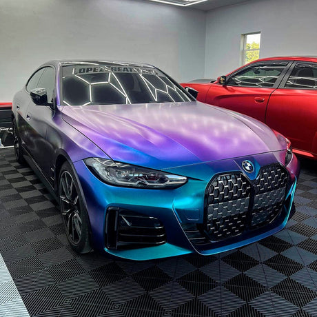 Matte Purple Blue (CK892) Vinyl Wrap - High Quality Car Wraps, vinyl wraps, supper matte & high-gloss colors - Teckwrap