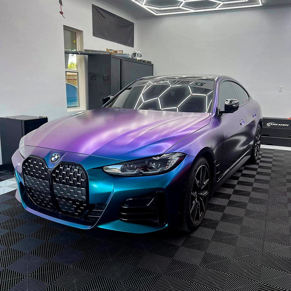 Matte Purple Blue (CK892) Vinyl Wrap - High Quality Car Wraps, vinyl wraps, supper matte & high-gloss colors - Teckwrap
