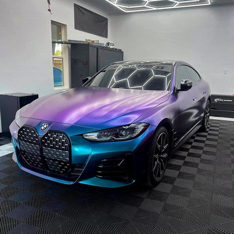 Matte Purple Blue (CK892) Vinyl Wrap - High Quality Car Wraps, vinyl wraps, supper matte & high-gloss colors - Teckwrap