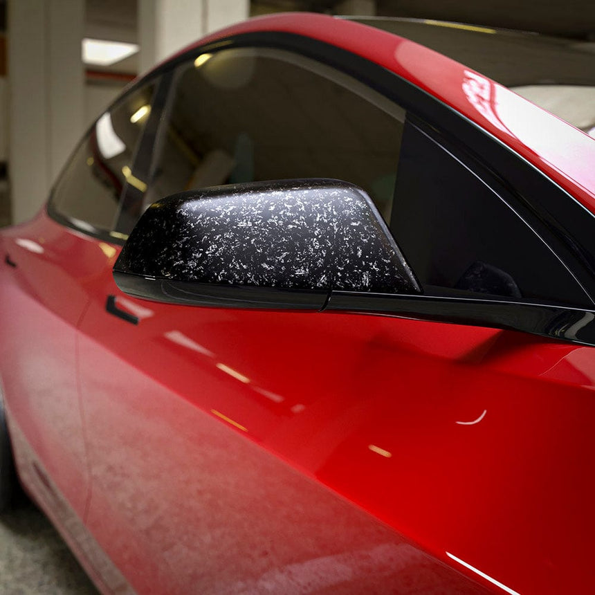  Red Vinyl Wrap for Cars, Carbon Fiber Gloss Car