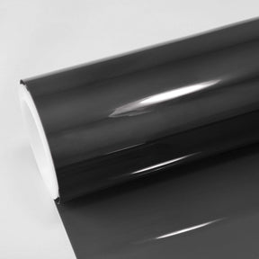TeckWrap TWF-C30 ceramic window film roll in deep charcoal tint, featuring nano-ceramic technology for advanced solar heat rejection, UV protection, and enhanced interior privacy.